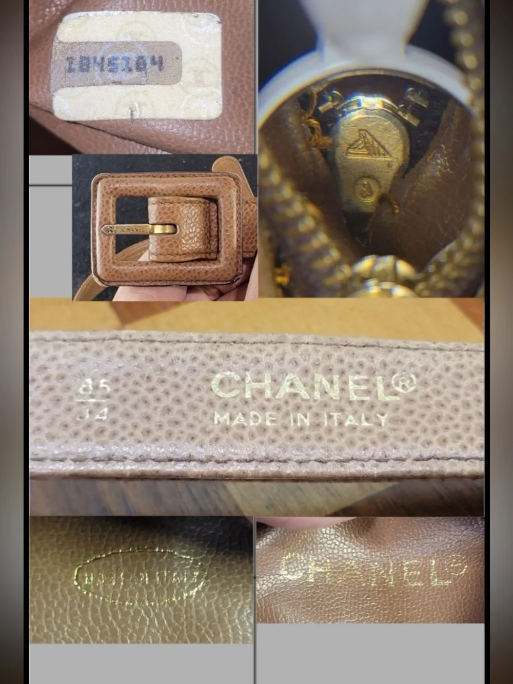 •CHANEL• vintage caviar timeless belt bag